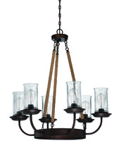 Craftmade 36126-ABZ - Thornton 6 Light Chandelier in Aged Bronze Brushed