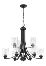 Craftmade 50529-FB - Bolden 9 Light Chandelier in Flat Black