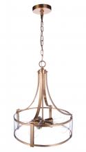 Craftmade 55395-SB - Elliot 5 Light Pendant in Satin Brass