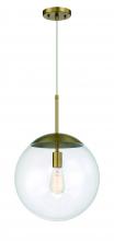 Craftmade 56893-SB - Gaze 1 Light 14" Pendant in Satin Brass