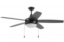 Craftmade EPHA52FB5 - 52" Phaze Energy Star 5 in Flat Black  w/ Flat Black/Greywood Blades