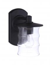 Craftmade ZA3604-MN - Canon 1 Light Small Outdoor Wall Lantern in Midnight