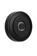 Craftmade PB5003-FB - Surface Mount LED Lighted Push Button, Round LED Halo Light in Flat Black