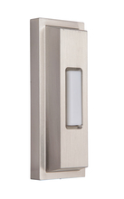 Craftmade PB5005-BNK - Surface Mount LED Lighted Push Button, Beveled Rectangle in Brushed Polished Nickel