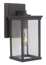 Craftmade Z9714-OBO - Riviera III 1 Light Medium Outdoor Wall Lantern in Oiled Bronze Outdoor